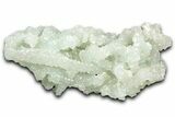 Sparkly Prehnite Pseudomorph After Laumontite - India #342421-1